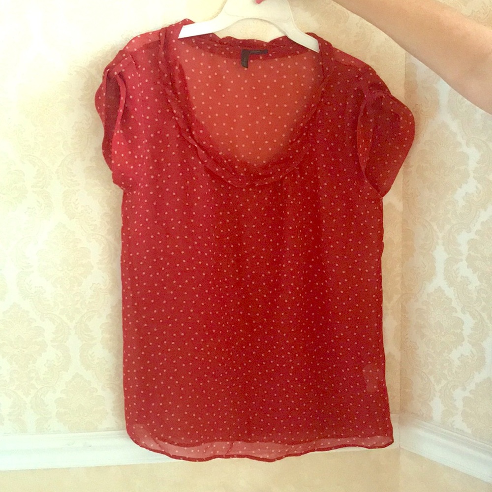 Red polkadot STILE BENETTON shirt (Made in Italy)